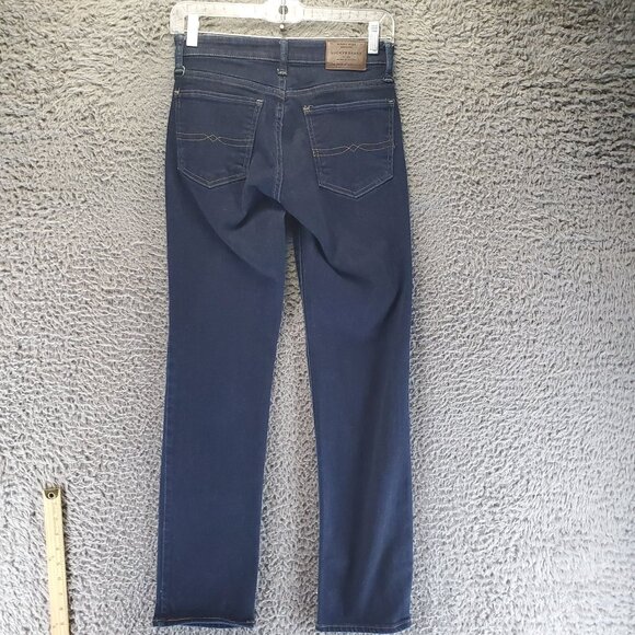 Lucky Brand Jeans Womens 2/26 Dark Blue Sweet Straight Mid Rise Denim - Picture 14 of 15